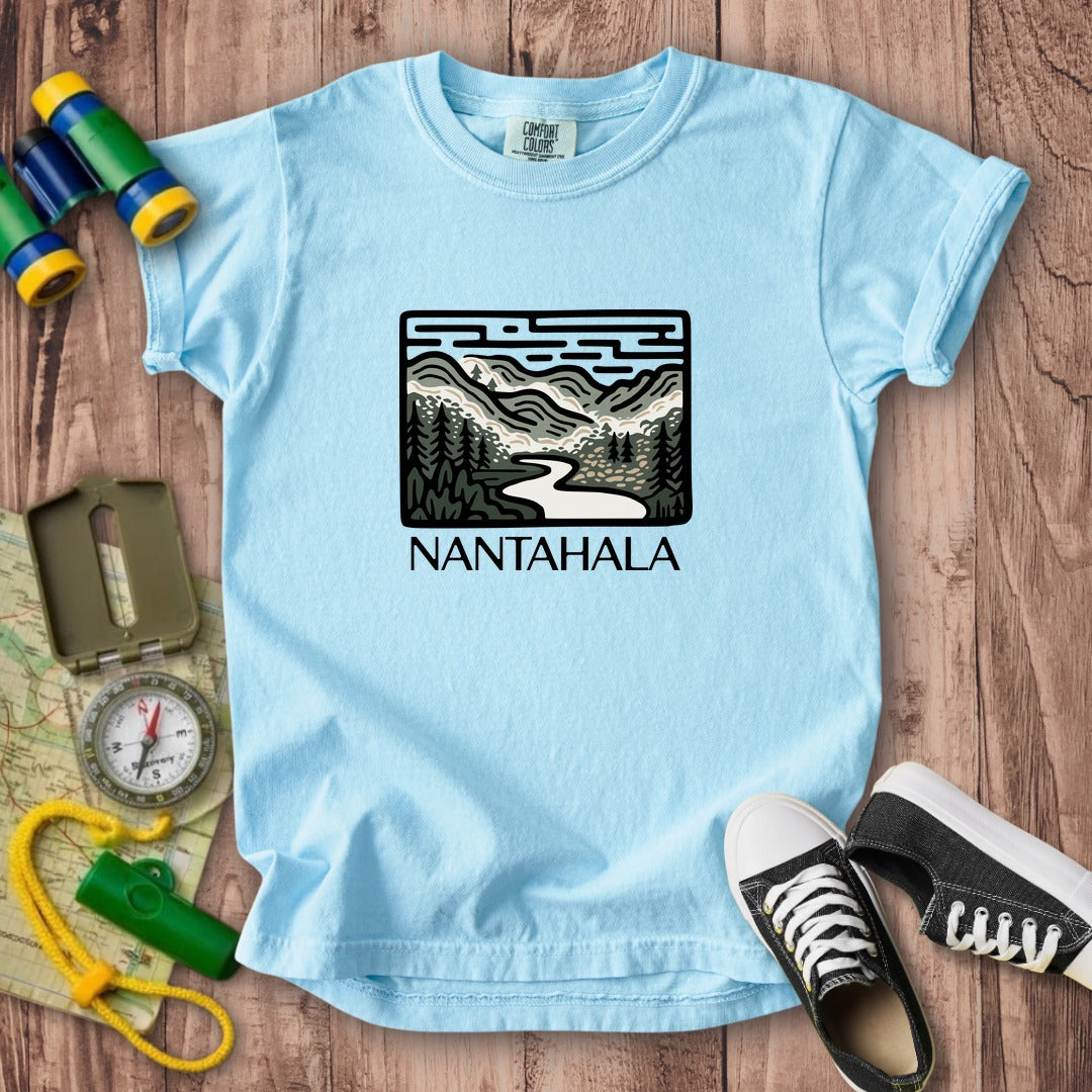 Nantahala National Forest Kids Cotton T-Shirt