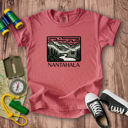 Nantahala National Forest Kids Cotton T-Shirt