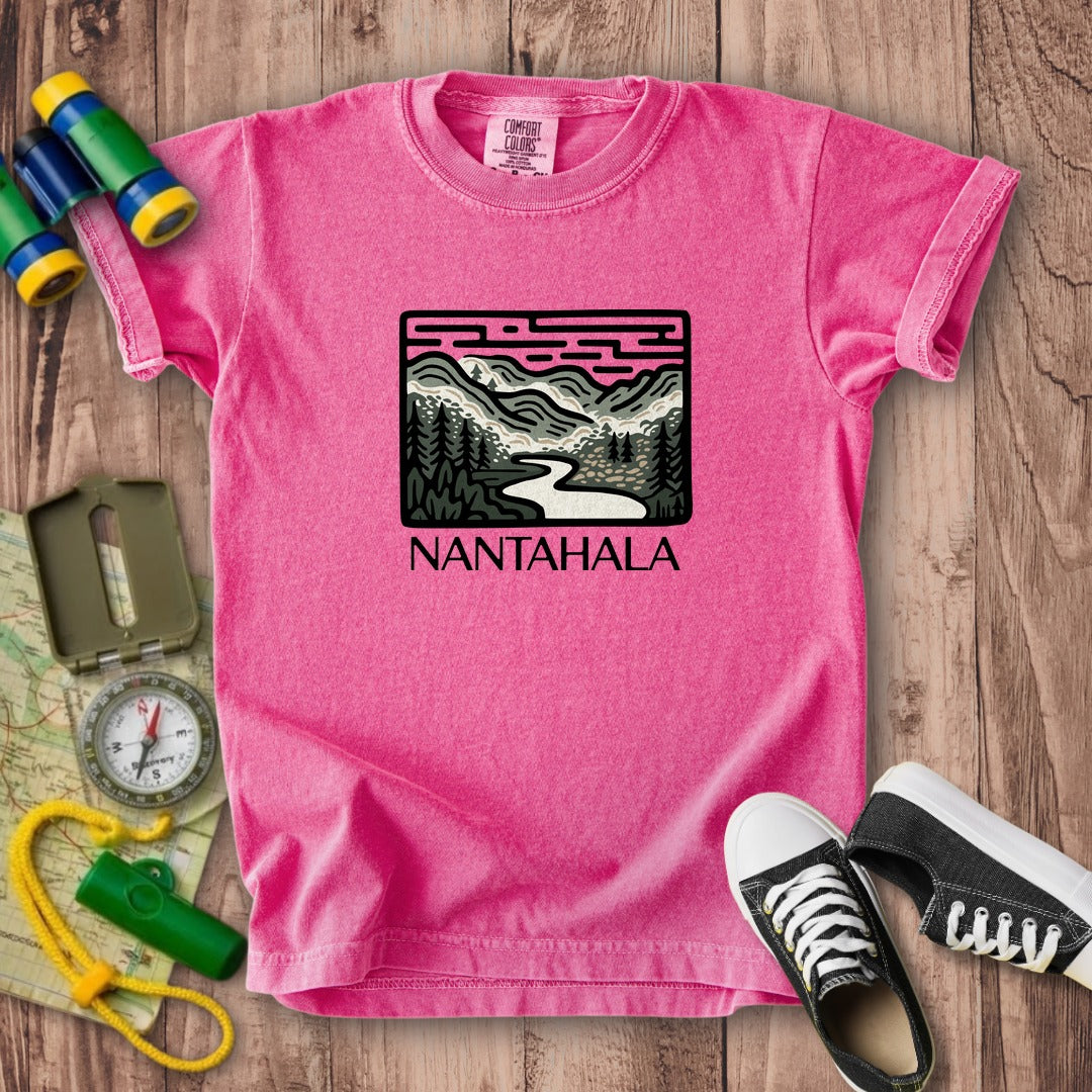 Nantahala National Forest Kids Cotton T-Shirt