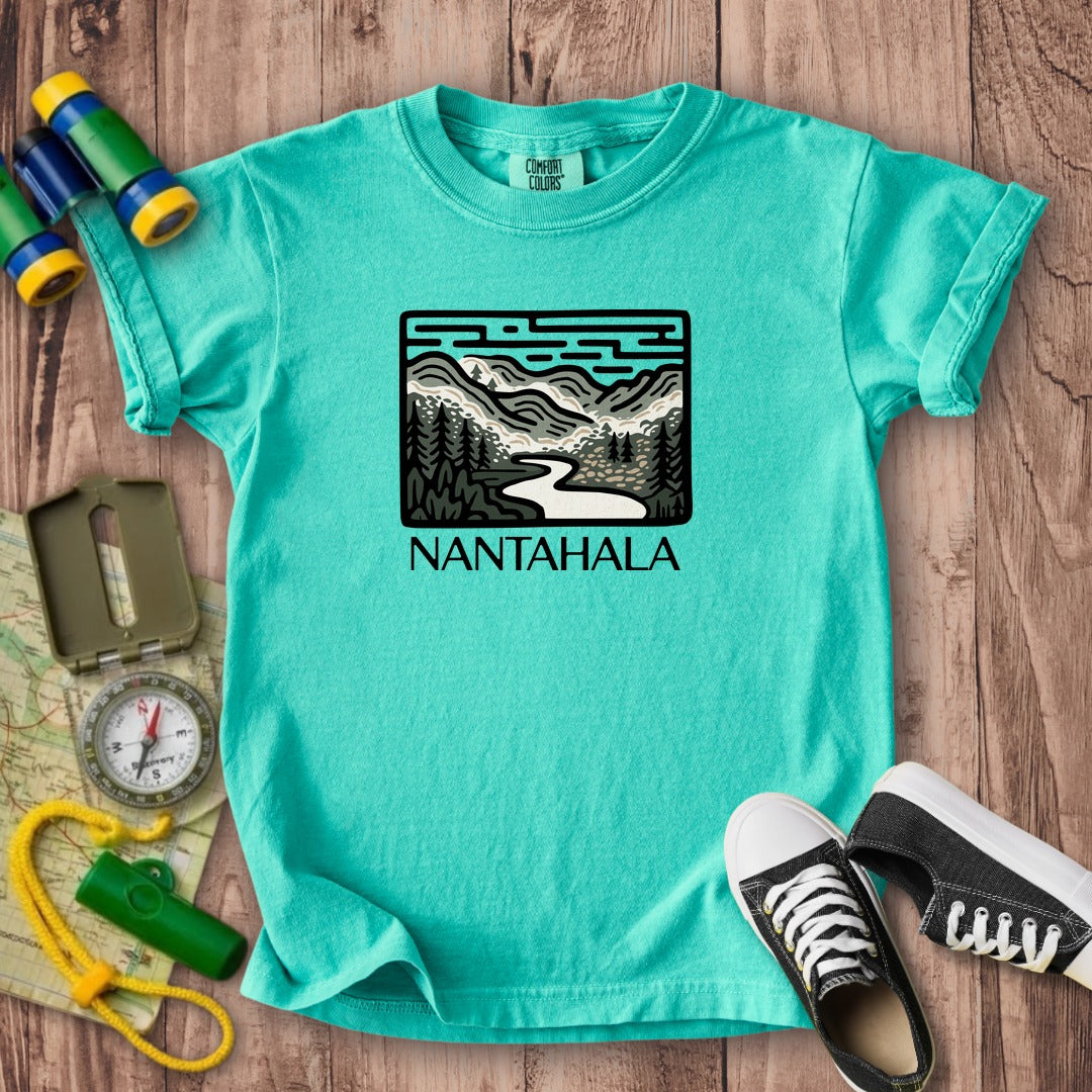 Nantahala National Forest Kids Cotton T-Shirt