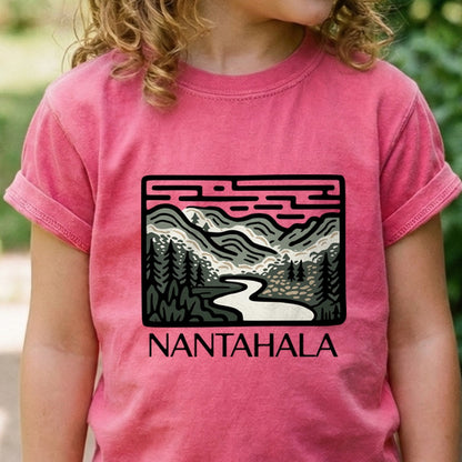 Nantahala National Forest Kids Cotton T-Shirt