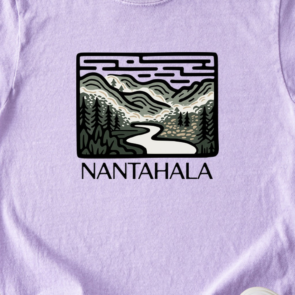 Nantahala National Forest Kids Cotton T-Shirt