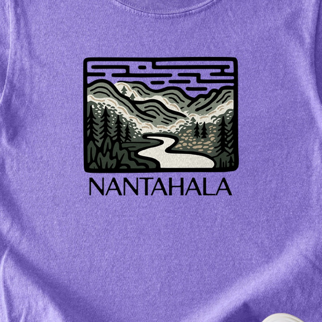 Nantahala National Forest Kids Cotton T-Shirt