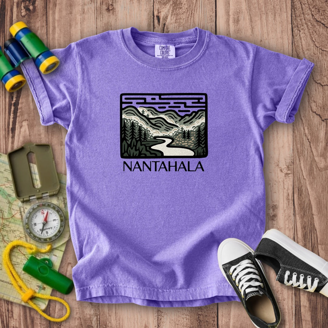 Nantahala National Forest Kids Cotton T-Shirt