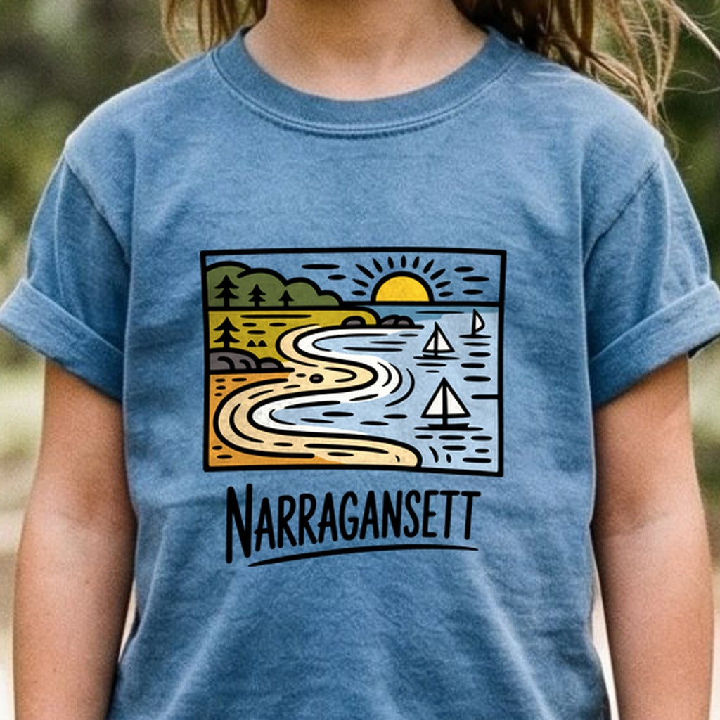 Narragansett Bay Kids Cotton T-Shirt