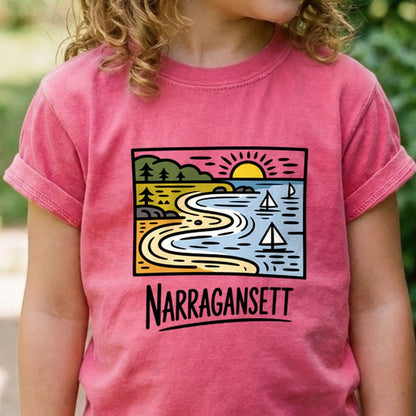 Narragansett Bay Kids Cotton T-Shirt