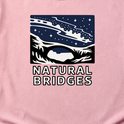 Natural Bridges National Monument at Night Cotton T-Shirt