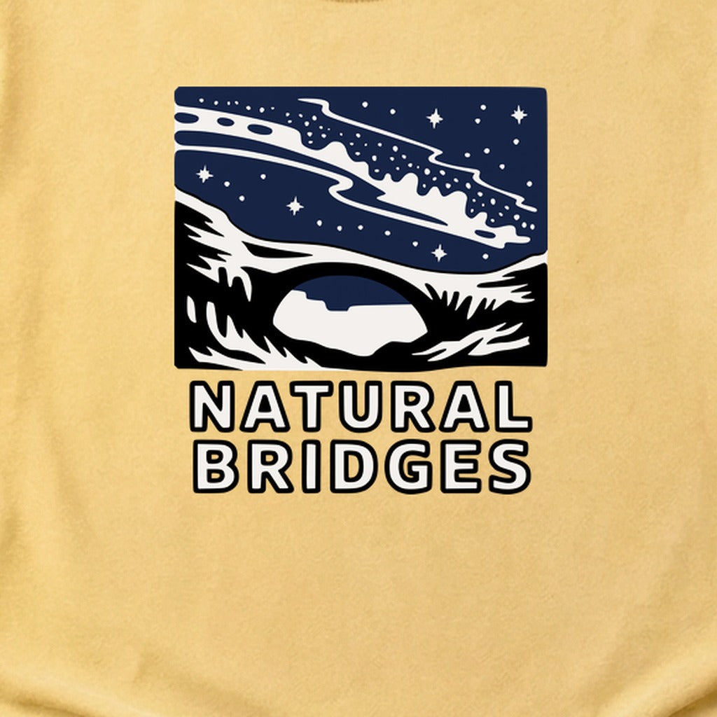 Natural Bridges National Monument at Night Cotton T-Shirt