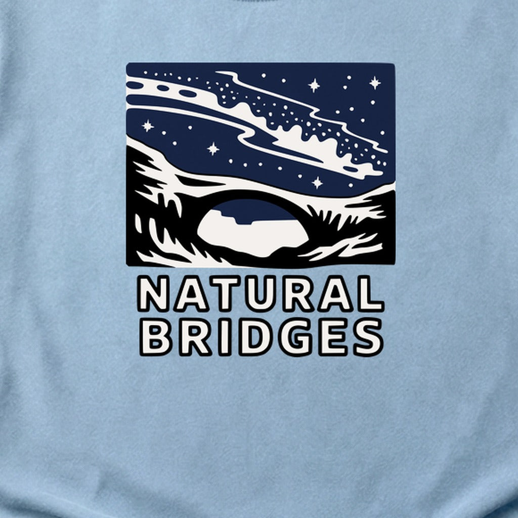 Natural Bridges National Monument at Night Cotton T-Shirt