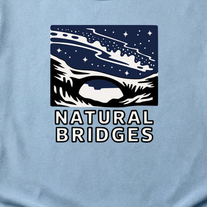 Natural Bridges National Monument at Night Cotton T-Shirt
