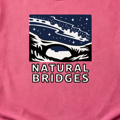 Natural Bridges National Monument at Night Cotton T-Shirt