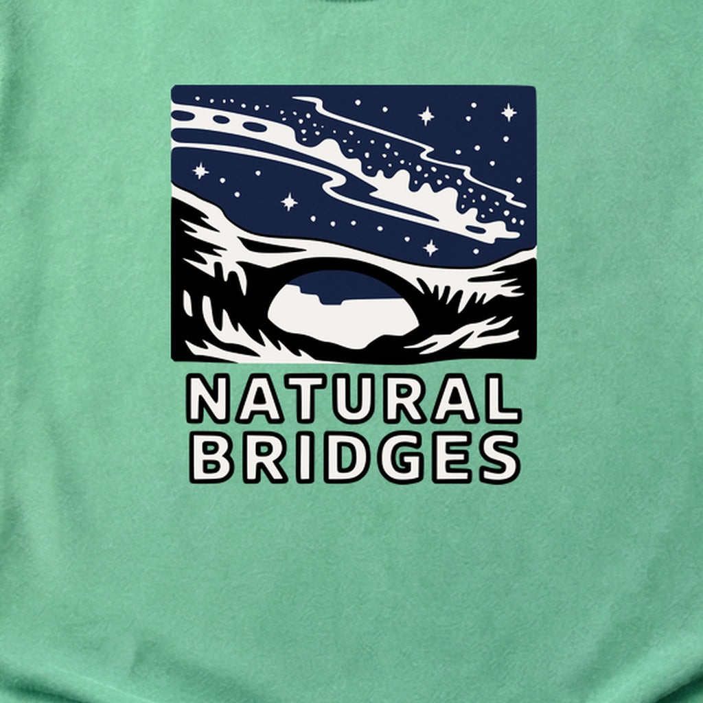 Natural Bridges National Monument at Night Cotton T-Shirt