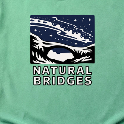 Natural Bridges National Monument at Night Cotton T-Shirt