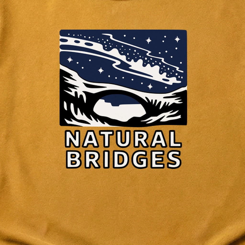 Natural Bridges National Monument at Night Cotton T-Shirt