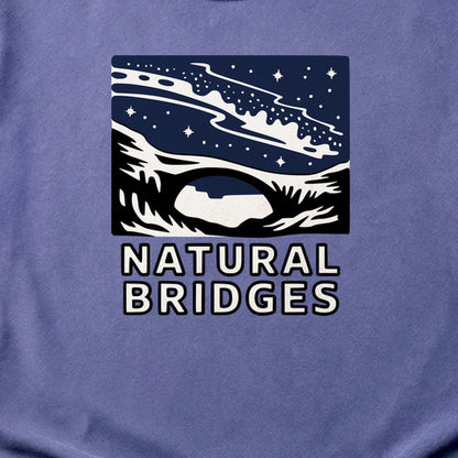 Natural Bridges National Monument at Night Cotton T-Shirt