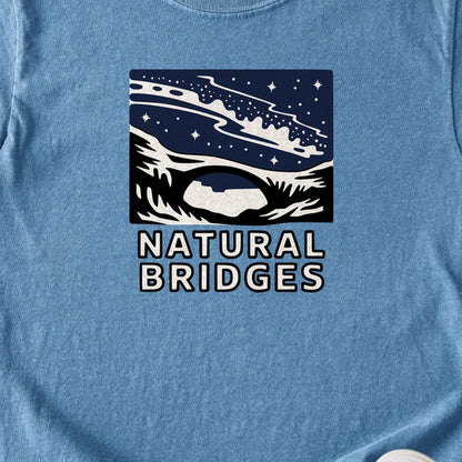 Natural Bridges National Monument at Night Kids Cotton T-Shirt