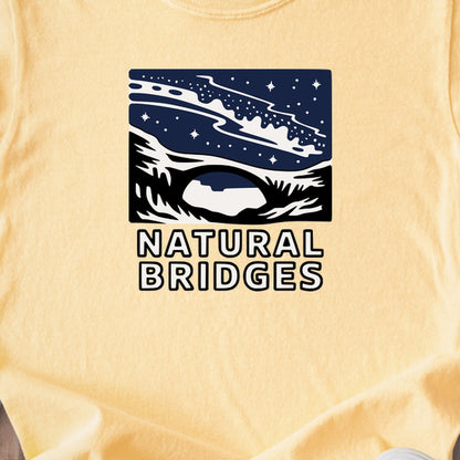 Natural Bridges National Monument at Night Kids Cotton T-Shirt