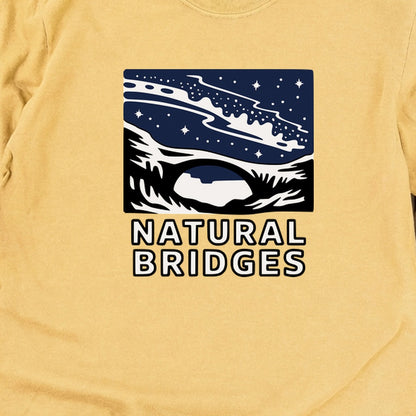 Natural Bridges National Monument at Night Cotton Long Sleeve
