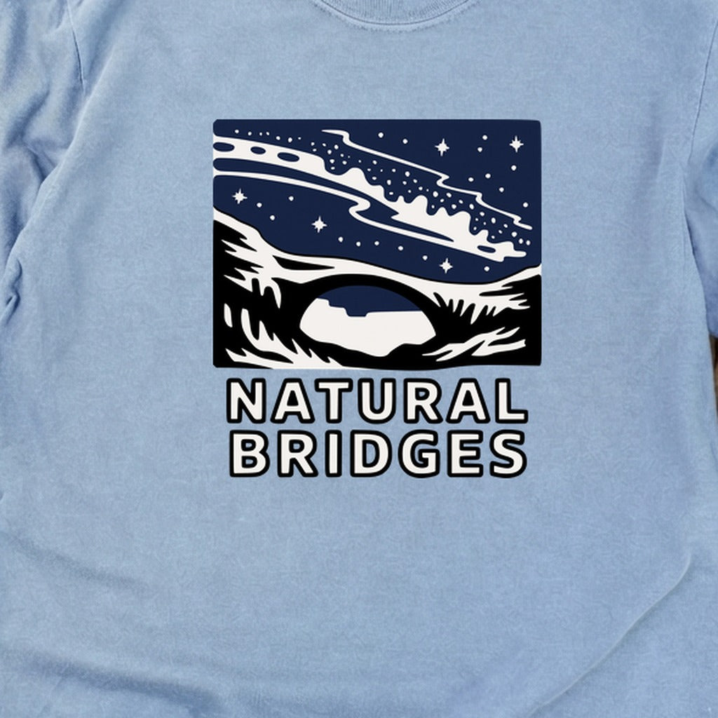 Natural Bridges National Monument at Night Cotton Long Sleeve