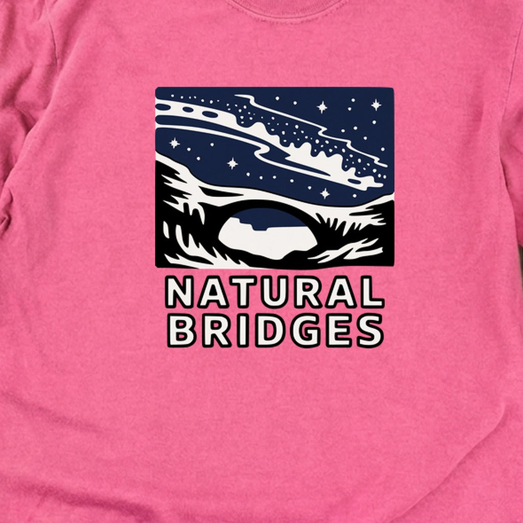 Natural Bridges National Monument at Night Cotton Long Sleeve