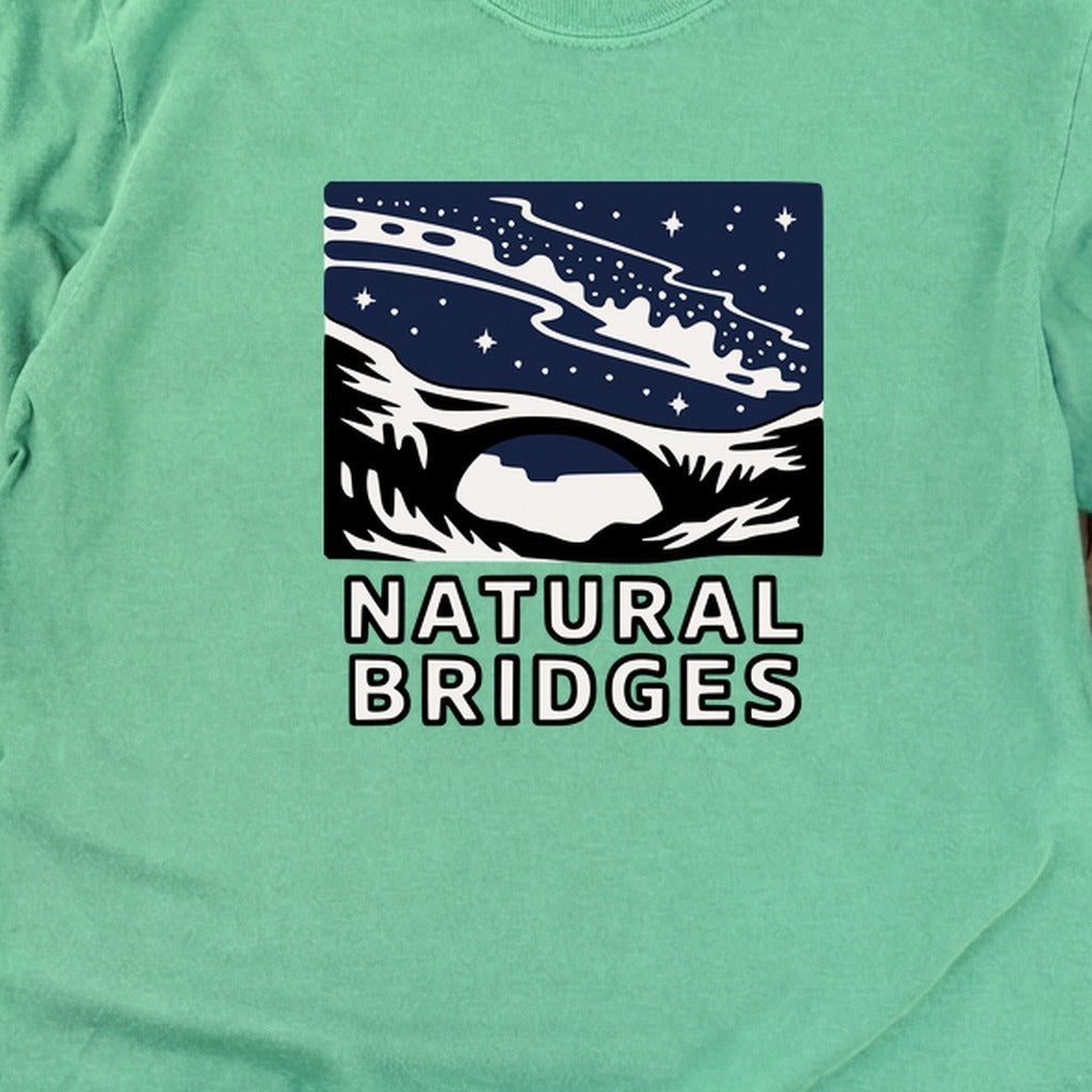 Natural Bridges National Monument at Night Cotton Long Sleeve