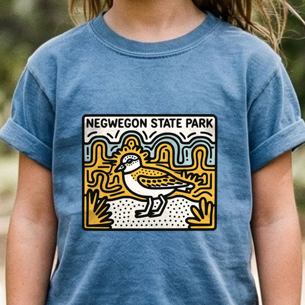 Negwegon State Park Kids Cotton T-Shirt