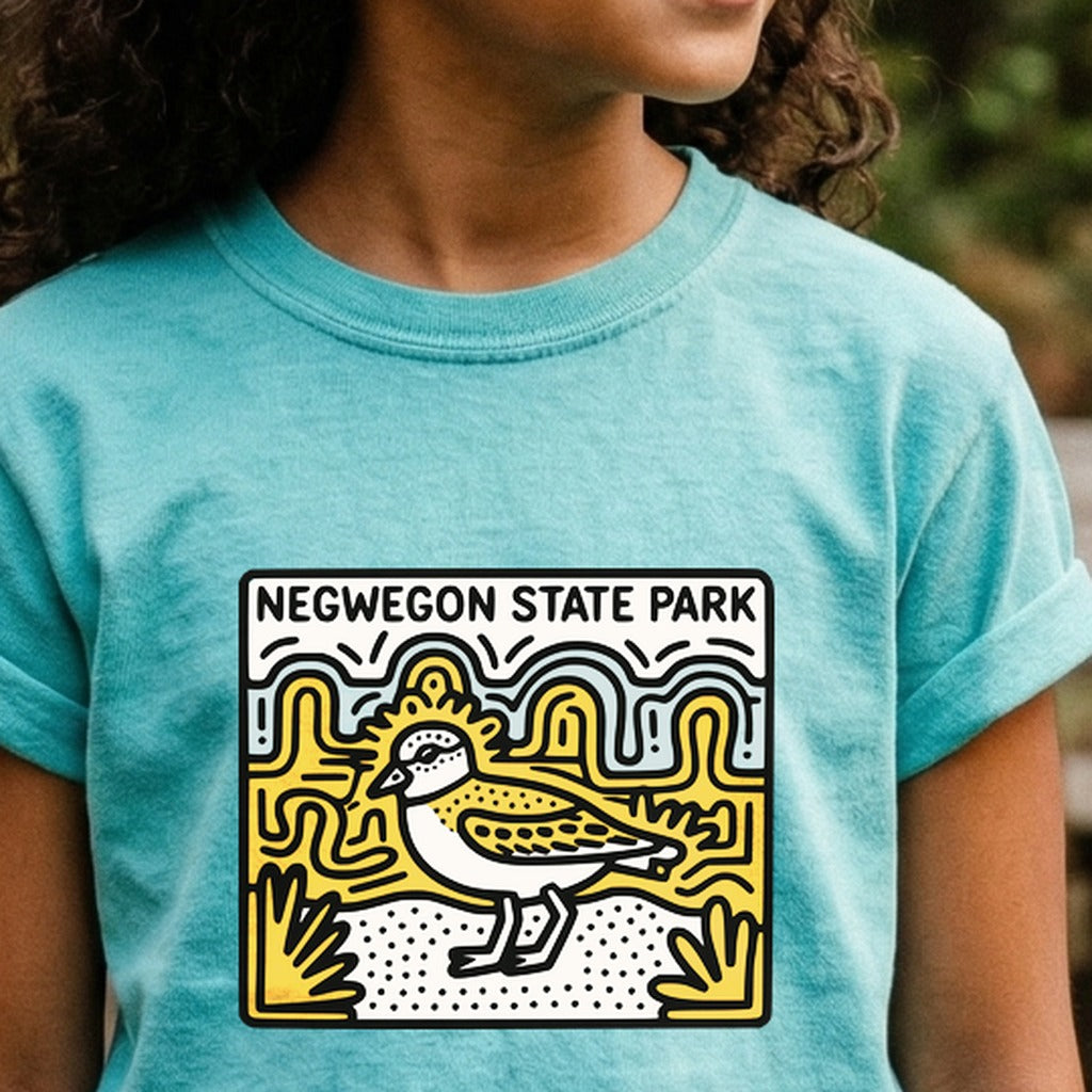 Negwegon State Park Kids Cotton T-Shirt