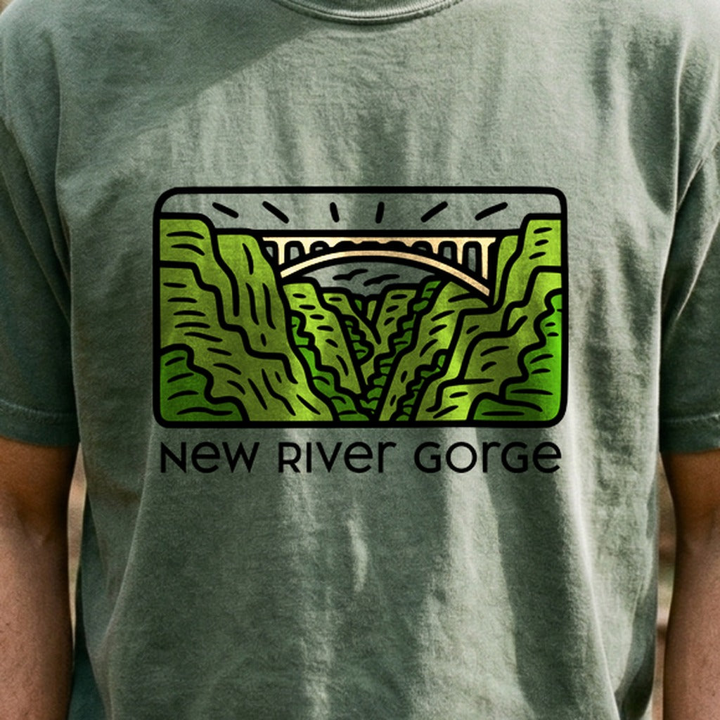 New River Gorge National Park Cotton T-Shirt
