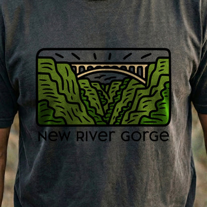 New River Gorge National Park Cotton T-Shirt