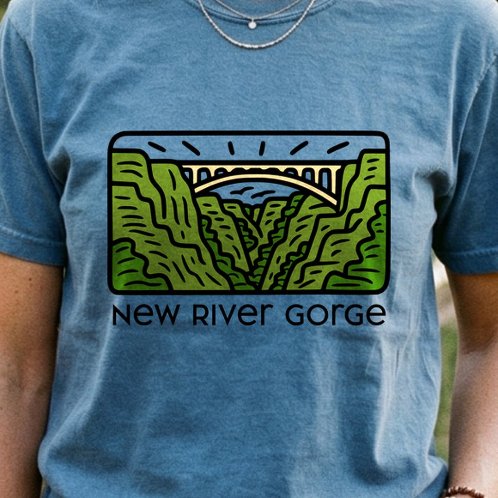 New River Gorge National Park Cotton T-Shirt