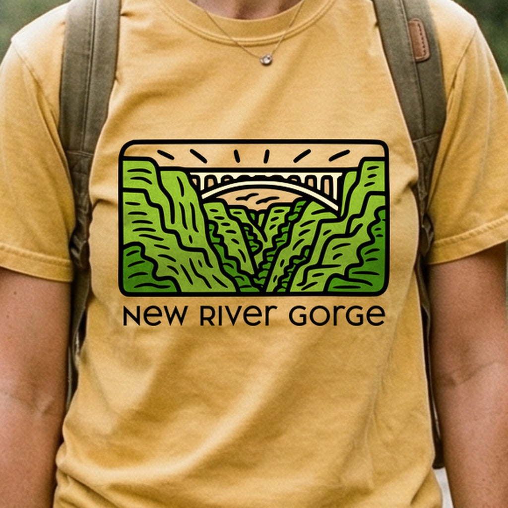 New River Gorge National Park Cotton T-Shirt