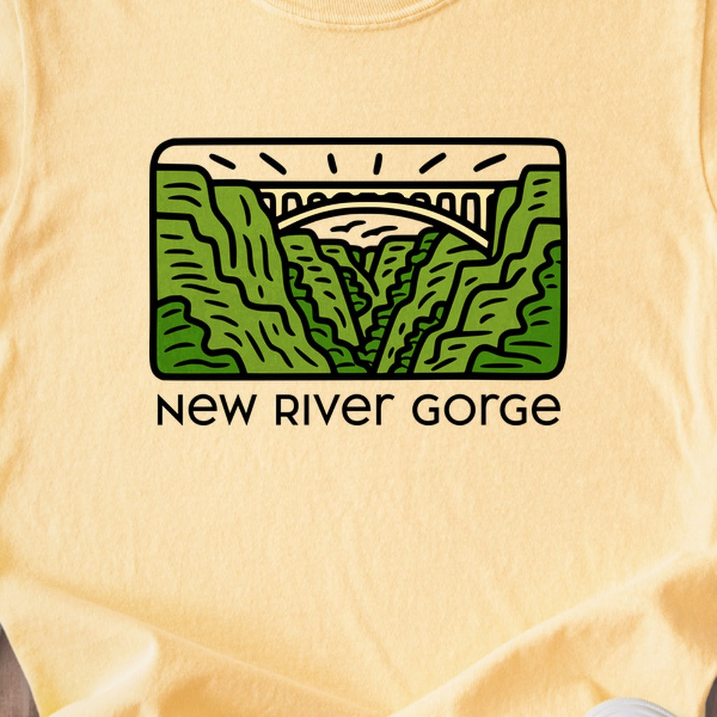 New River Gorge National Park Kids Cotton T-Shirt