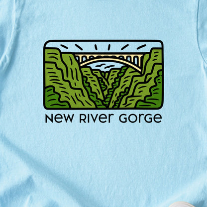 New River Gorge National Park Kids Cotton T-Shirt