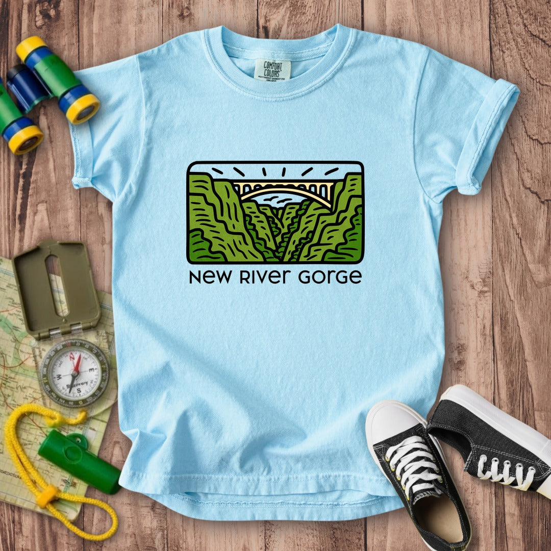 New River Gorge National Park Kids Cotton T-Shirt