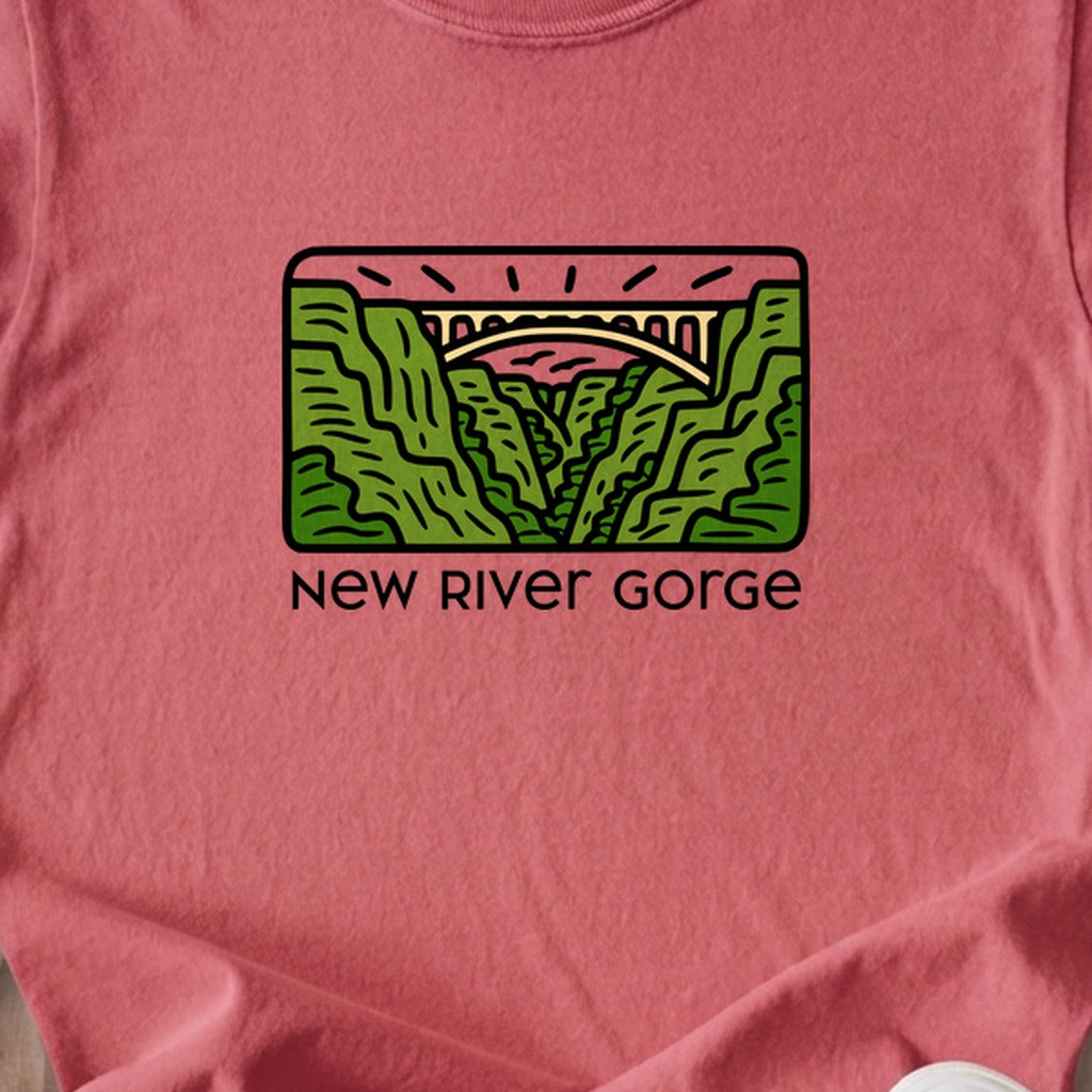 New River Gorge National Park Kids Cotton T-Shirt