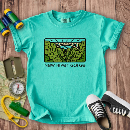 New River Gorge National Park Kids Cotton T-Shirt
