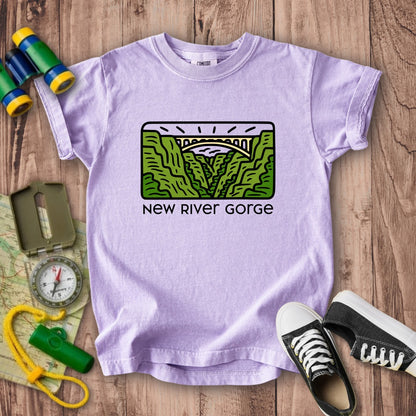 New River Gorge National Park Kids Cotton T-Shirt