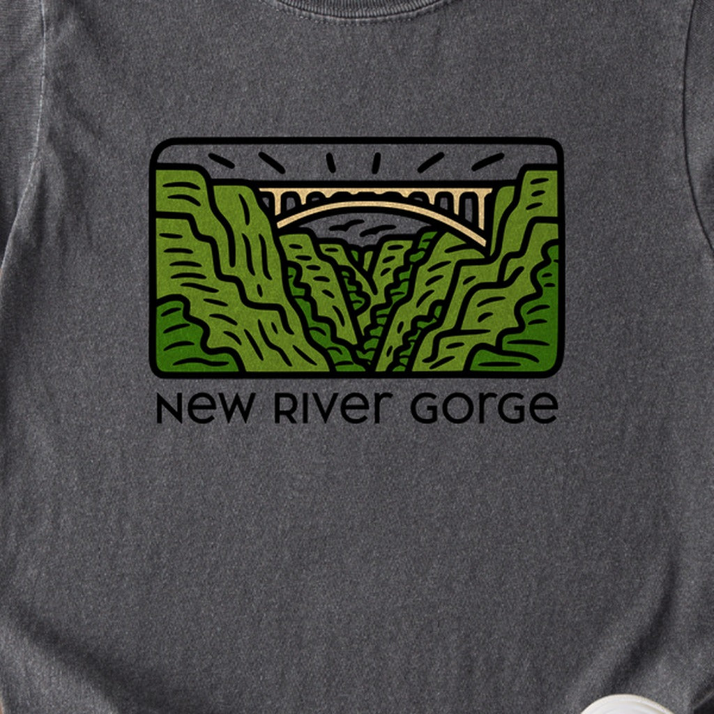New River Gorge National Park Kids Cotton T-Shirt