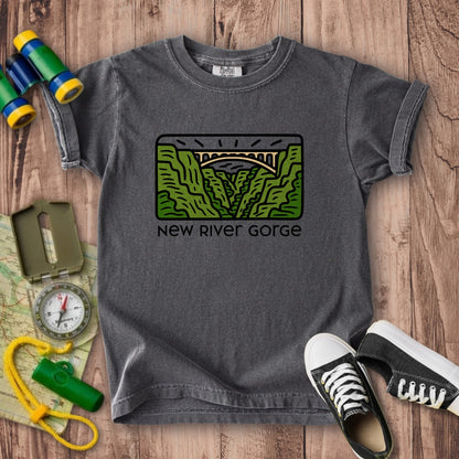 New River Gorge National Park Kids Cotton T-Shirt