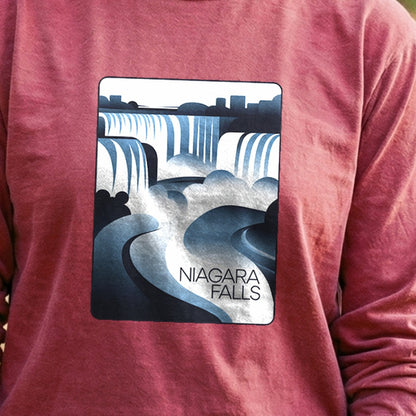 Niagara Falls Cotton Long Sleeve