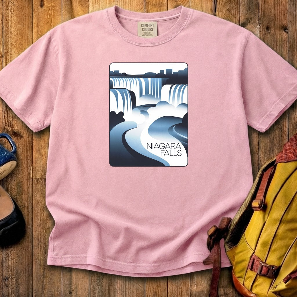 Niagara Falls Modern Cotton T-Shirt