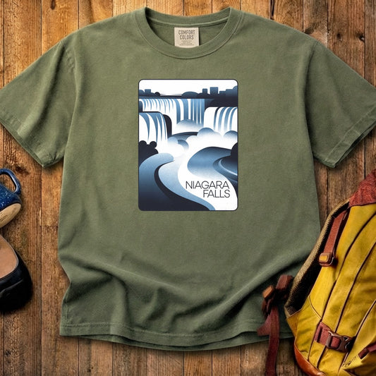 Niagara Falls Modern Cotton T-Shirt
