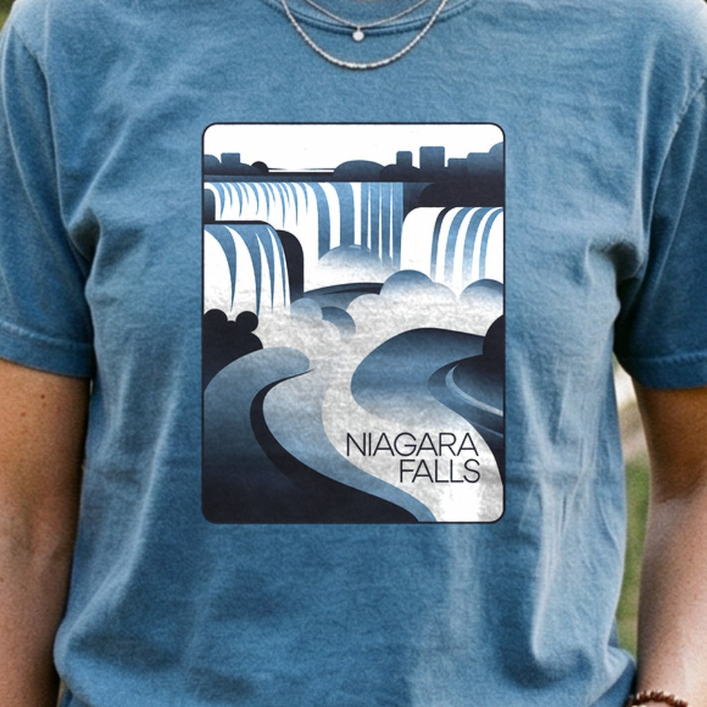Niagara Falls Modern Cotton T-Shirt
