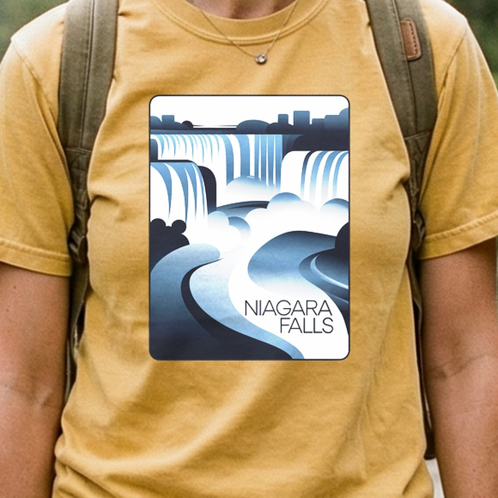 Niagara Falls Modern Cotton T-Shirt