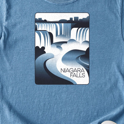 Niagara Falls Modern Kids Cotton T-Shirt