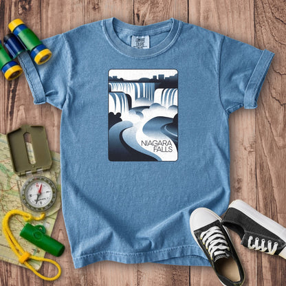 Niagara Falls Modern Kids Cotton T-Shirt