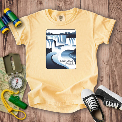Niagara Falls Modern Kids Cotton T-Shirt