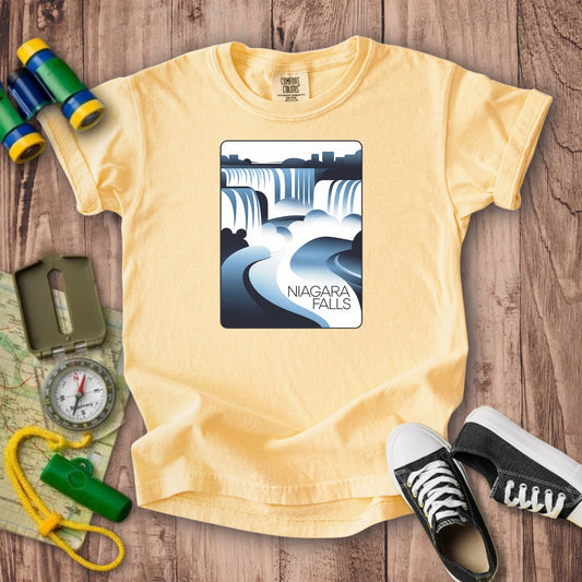 Niagara Falls Modern Kids Cotton T-Shirt