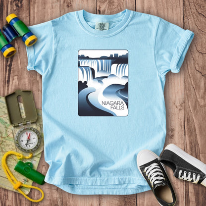 Niagara Falls Modern Kids Cotton T-Shirt