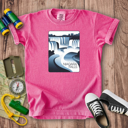 Niagara Falls Modern Kids Cotton T-Shirt